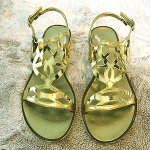 Stuart Weitzman Gelfisher Laser-Cut Jelly Sandal